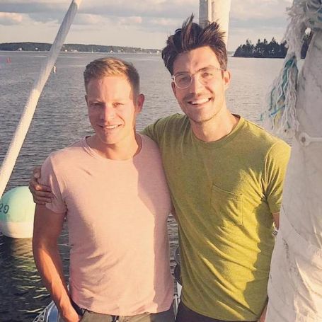 Peter Porte with his husband Jacob Jules Villere